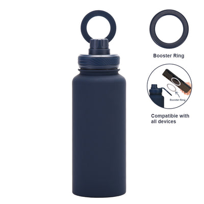 Smart Vacuum Insulated Water Bottle with Phone Holder
