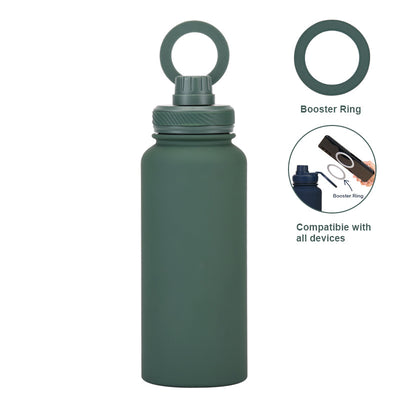 Smart Vacuum Insulated Water Bottle with Phone Holder