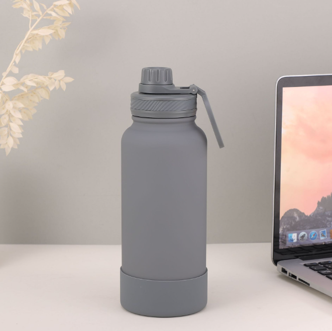 Smart Vacuum Insulated Water Bottle with Phone Holder