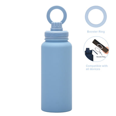 Smart Vacuum Insulated Water Bottle with Phone Holder
