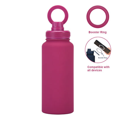 Smart Vacuum Insulated Water Bottle with Phone Holder