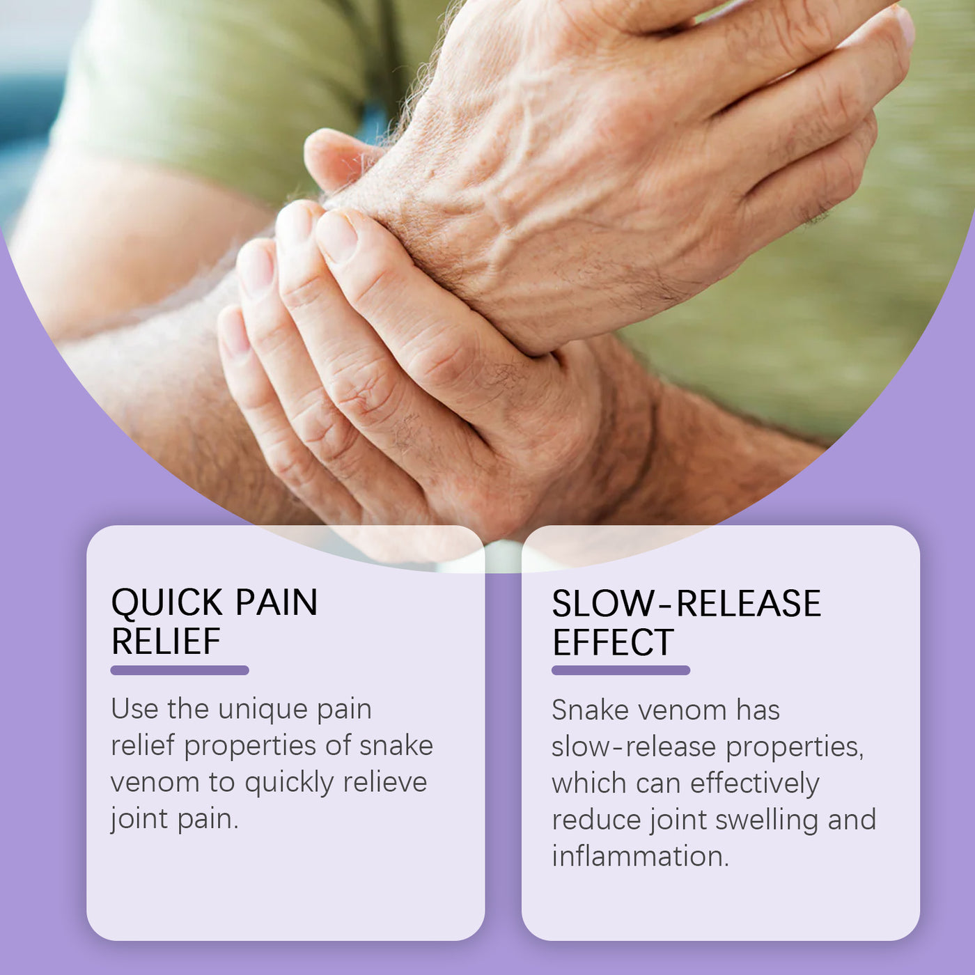 Snake Venom Joint Care Gel Relieves Pain In Joints, Muscles And Bones And Body Massage Cream