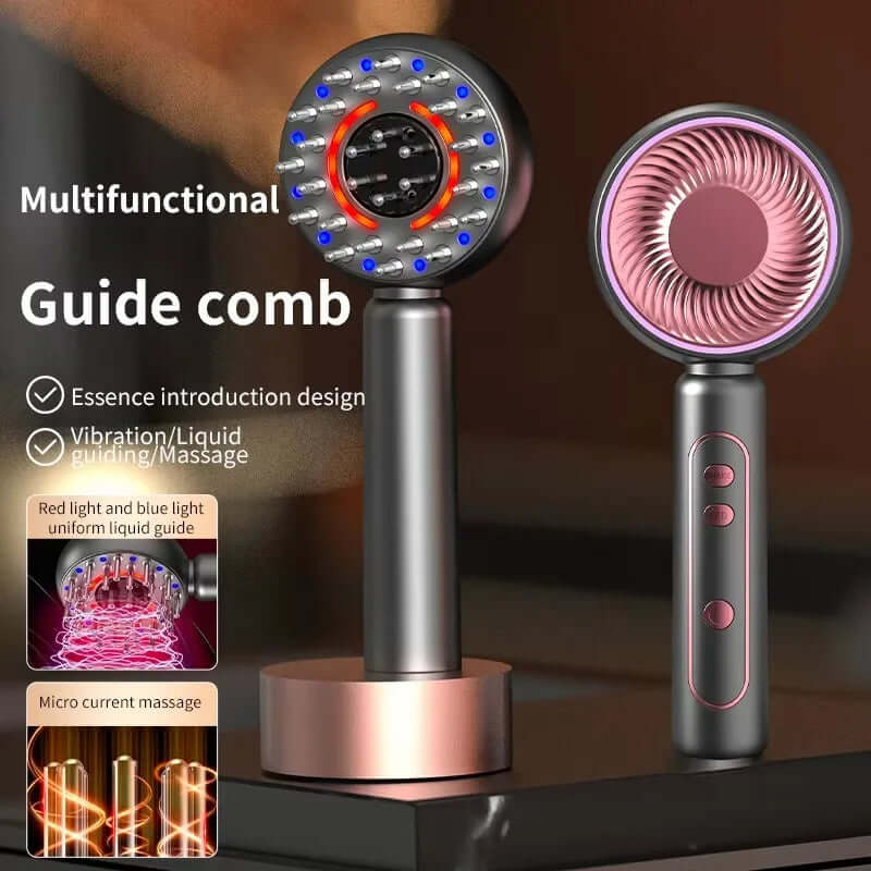 Electric Scalp Massager with Oil Dispenser