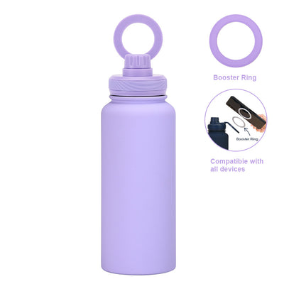 Smart Vacuum Insulated Water Bottle with Phone Holder