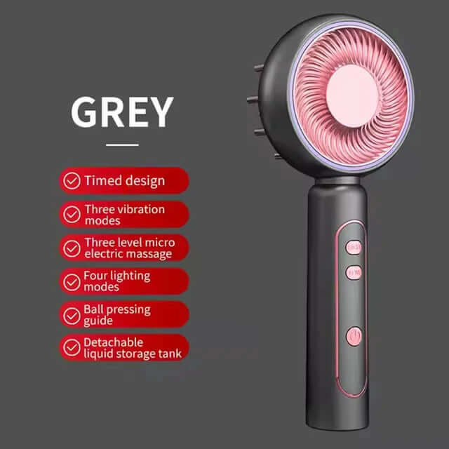Electric Scalp Massager with Oil Dispenser