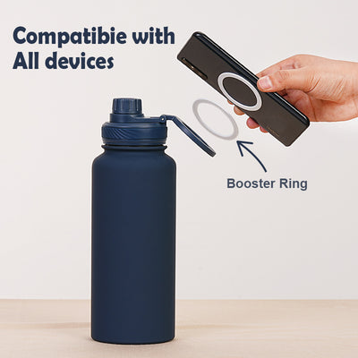 Smart Vacuum Insulated Water Bottle with Phone Holder