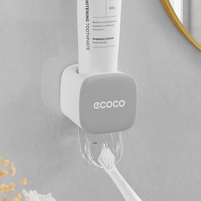 Wall - mounted Automatic Dust - proof Toothpaste Dispenser for Adults and Children - Bathroom Accessories Set