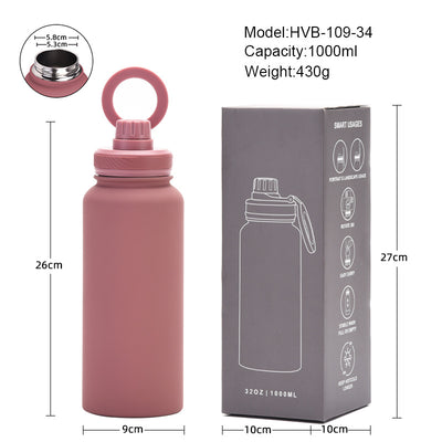 Smart Vacuum Insulated Water Bottle with Phone Holder