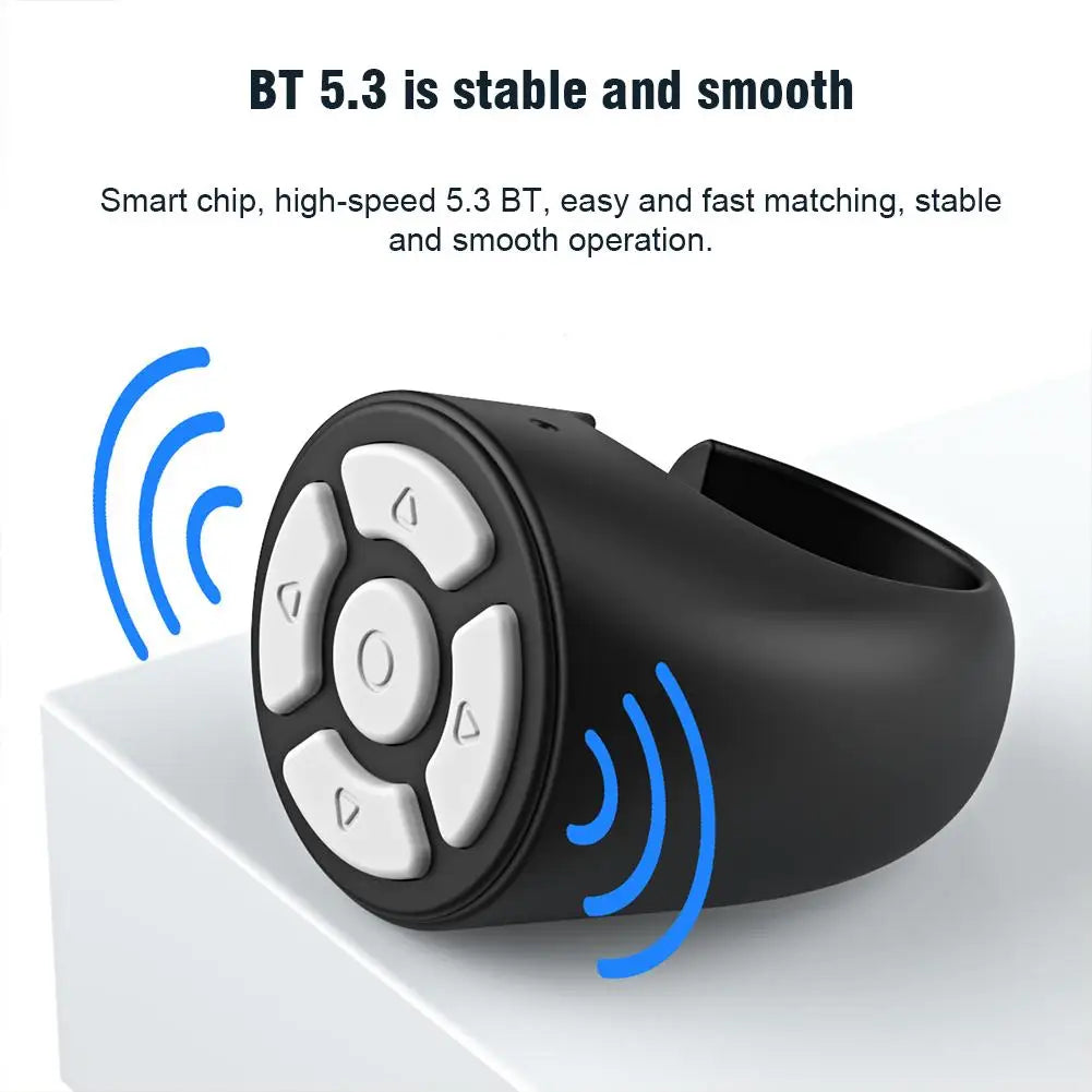 Bluetooth ring remote control tablet phone camera controller remote control page turning