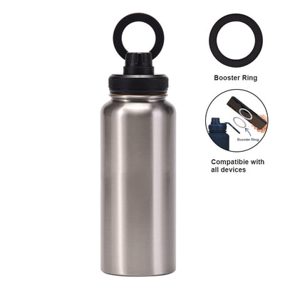 Smart Vacuum Insulated Water Bottle with Phone Holder