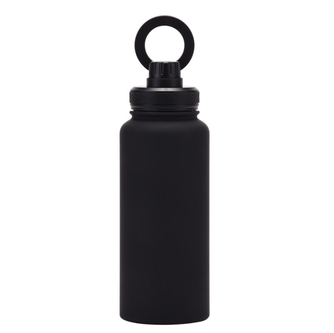 Smart Vacuum Insulated Water Bottle with Phone Holder