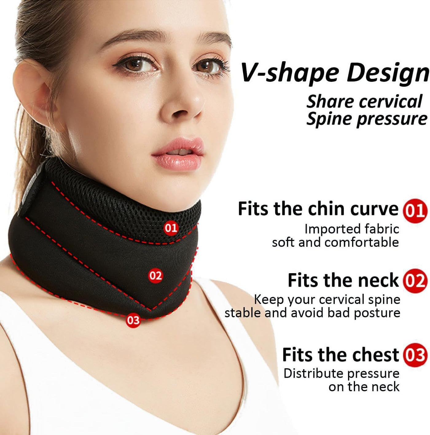 Adustable Cervical Neck Support Brace