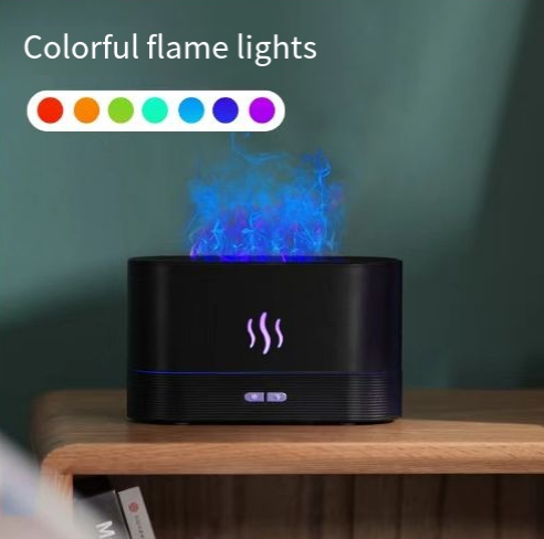 Colorful Flame Effect Humidifier