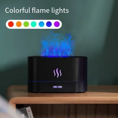 Colorful Flame Effect Humidifier