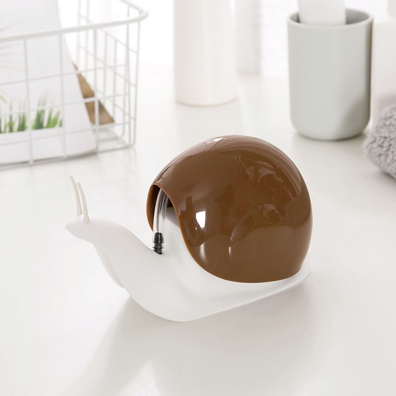 snail-shaped liquid soap dispenser