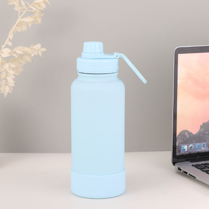 Smart Vacuum Insulated Water Bottle with Phone Holder