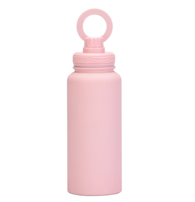 Smart Vacuum Insulated Water Bottle with Phone Holder