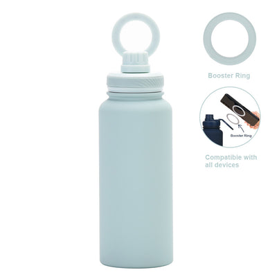 Smart Vacuum Insulated Water Bottle with Phone Holder