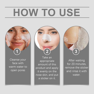60pieces Pore Cleanser Nose Patch Gentle Care For The Nose To Clean Blackheads And Balance Oil Refreshing Nose Patch