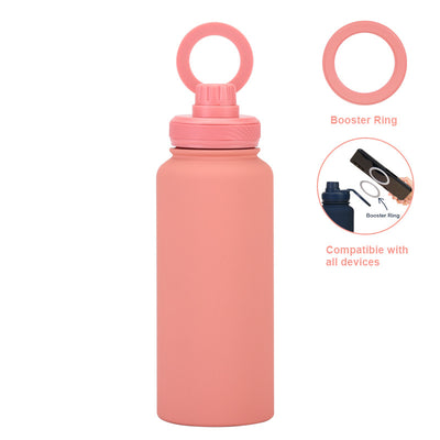 Smart Vacuum Insulated Water Bottle with Phone Holder