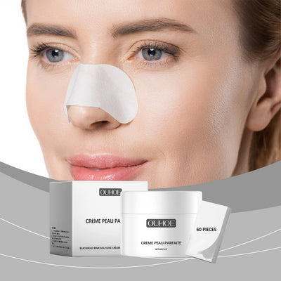 60pieces Pore Cleanser Nose Patch Gentle Care For The Nose To Clean Blackheads And Balance Oil Refreshing Nose Patch
